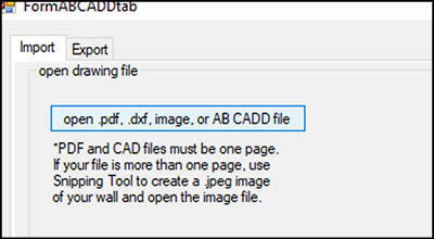 AB CADD import