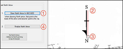 AB CADD North Arrow