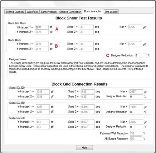 block interaction