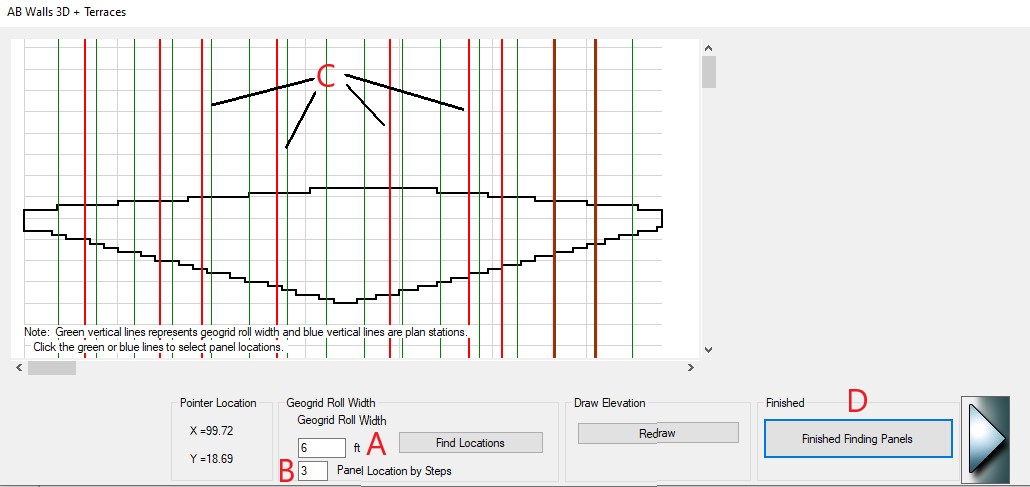 Set Grid Roll Width
