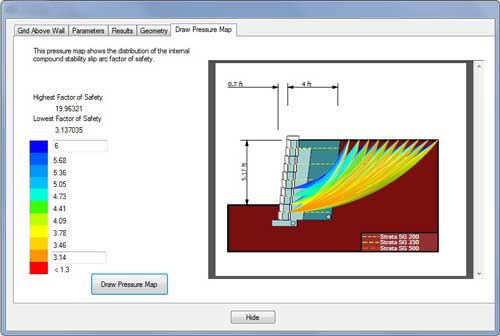 pressure map