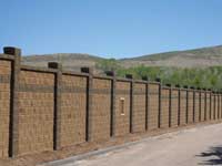 Sound Barrier Fence with Color Band