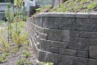 Patterned Retaining Wall