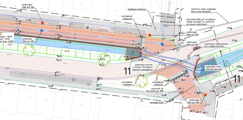 bike path and waterways design