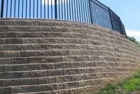 High Pointe Commons Retaining Wall