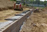 High Pointe Commons Retaining Wall