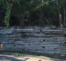 Failing Timber Wall Failing Timber Wall