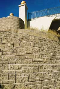 Community Center Drive Retaining Wall