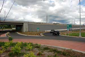 SR14 bridge abutment