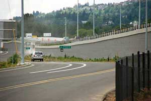 SR14 flowing curving roadway