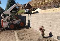 Woodland Heights Retaining Wall Project