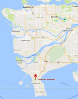 tsawwassen map