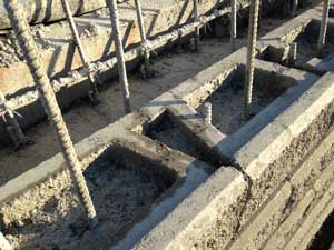 Allan Block masonry construction