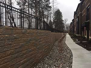 Westmoore Development Retaining Wall