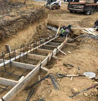 Construction of Masonry Reinforcement Retaining Wall Application Construction of Masonry Reinforcement Retaining Wall Application