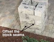 Offset Vertical Seams