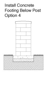 Using a Concrete Footing Below Frost