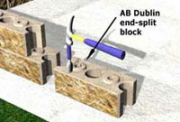 Split an AB Dublin End-Split Block