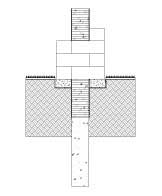 AB Courtyard Reinforced Post/Pillar