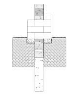 AB Courtyard Reinforced Post/Pillar