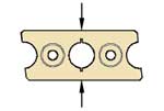 AB Dublin 1/2 Length  Block