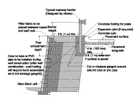 Impact Roadway or Parking Guard Rail