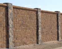 concrete fence concrete fence