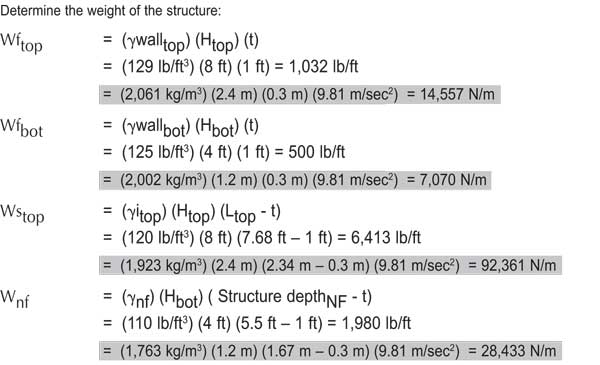 Sliding Calculations