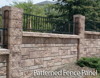 Patterned Fence