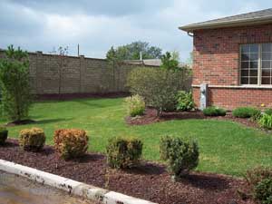Concrete Fence with color band Concrete Fence with color band