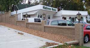 Concrete Fence retaining soil Concrete Fence retaining soil