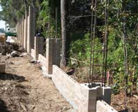 Concrete Fence Construction Concrete Fence Construction