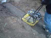 Concrete Fence Construction - Compaction Concrete Fence Construction - Compaction