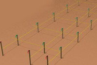 Fence Layout Step 1 Establish Offsets to the Center of the Piles Fence Layout Step 1 Establish Offsets to the Center of the Piles