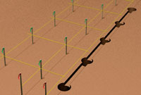 Fence Layout Step 1 Auger Pile Holes Fence Layout Step 1 Auger Pile Holes