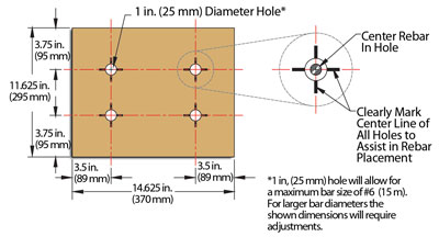 Optional Rebar Alignment Jig