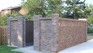 Concrete Fence With Gate Concrete Fence With Gate