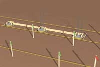 Step 2: Set Rebar with Spacing Jigs on Piles Step 2: Set Rebar with Spacing Jigs on Piles