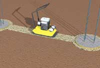 Step 1: Fill and Compact the Trench Step 1: Fill and Compact the Trench