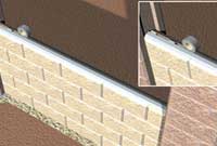 Step 6: Place Grout Stop Material Step 6: Place Grout Stop Material