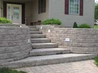 retaining wall with lights retaining wall with lights