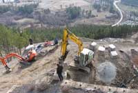 Allan Block Construction of Steep Slope