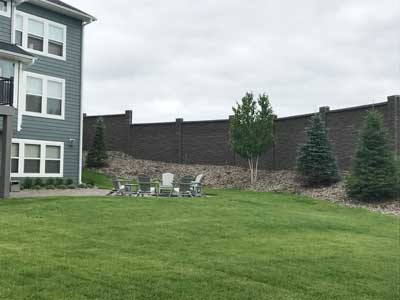 AB Fence post and panel sound barrier AB Fence post and panel sound barrier