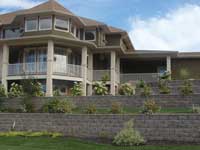 Front Yard Terraced Retaining Wall Front Yard Terraced Retaining Wall