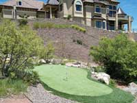 Tiered Retaining Wall With House Above Tiered Retaining Wall With House Above