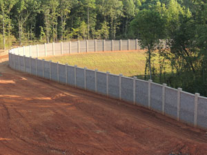 AB Fence under construction AB Fence under construction
