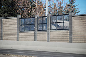 AB Fence with window panels AB Fence with window panels
