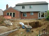 Before Retaining Wall Photo Before Retaining Wall Photo