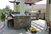 outdoor kitchen