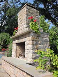 Outdoor Fireplace